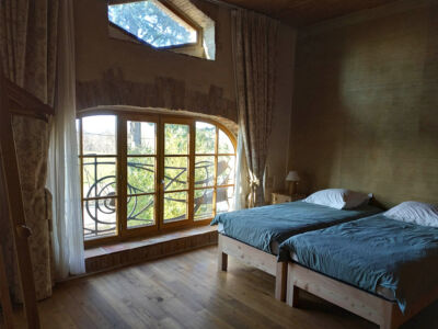 Aux ramieres grand gîte : chambre lits simples 1er étage