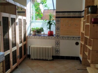 Aux Ramieres Grand Gite salle 2 douches verdure Aux Ramieres Grand Gite salle 2 douches verdure